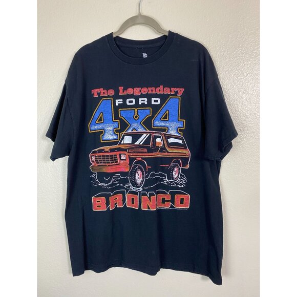 Junk Food The Legendary Ford Bronco 4x4 Graphic T-Shirt Men Size Large Black - Picture 12 of 13